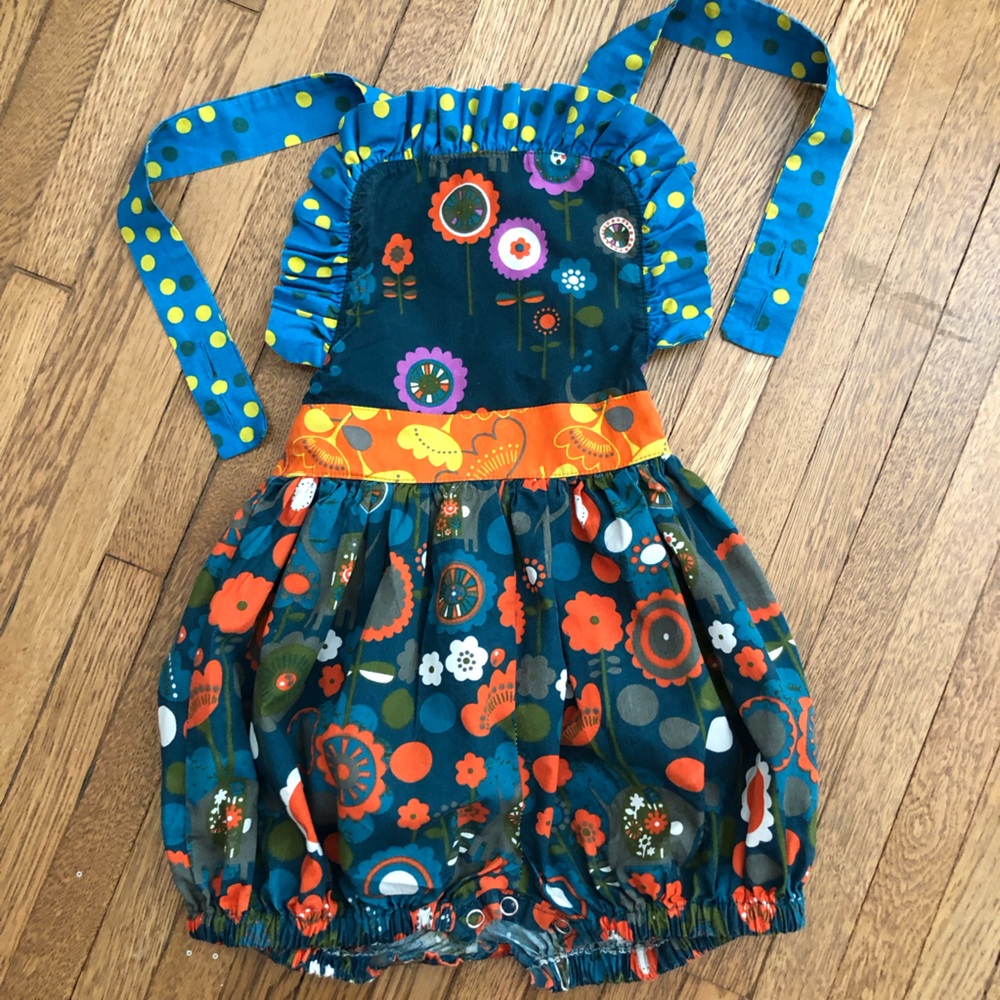 Jelly the Pug fall bubble romper size 18 months